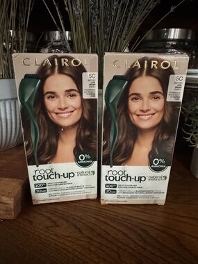 2 Clairol 5C Natural Instincts Cool Brown Root Touch-Up Gray CvrgHair Color kits